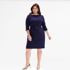 MM LAFLEUR The Etsuko Dress in Deep indigo